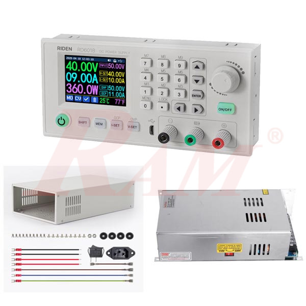 RIDEN RD6018W Complete Set DC Power Supply Variable With WiFi | RAM ...